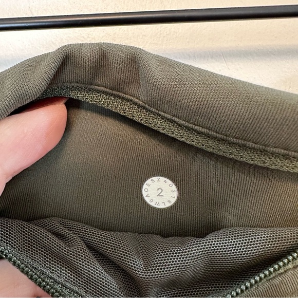 LULULEMON speed up crop 21” high mesh legging green size 2 - Picture 9 of 11